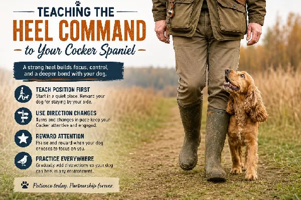Teaching the Heel Command to Your Cocker Spaniel